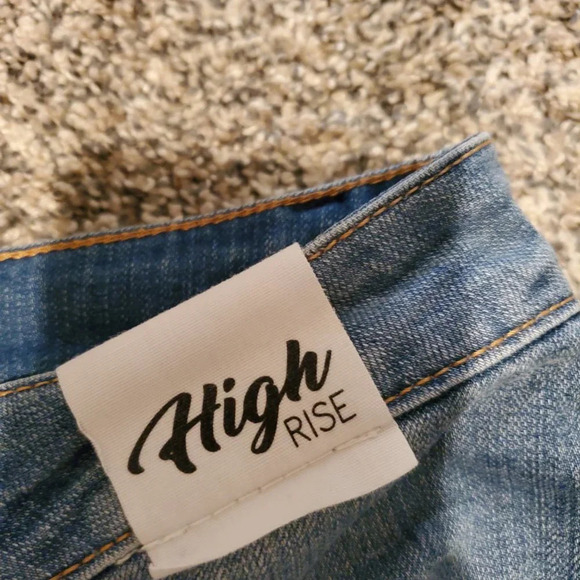 Kensie Blue High Rise Jeans Slim Fit - Picture 3 of 6